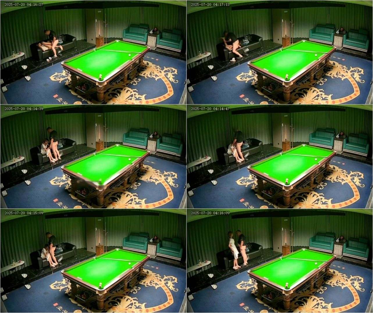 ✅沭阳台球厅 男的点助教 看助教长得好看 在里面干起来了
