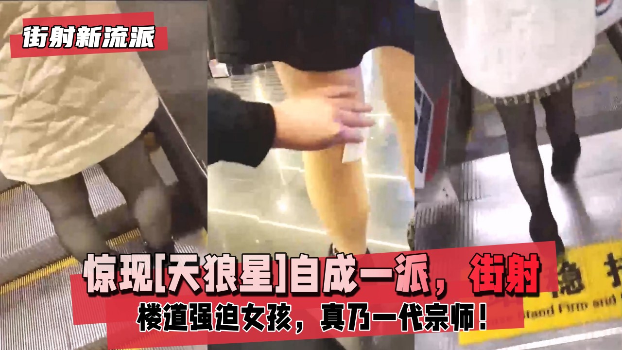 【街射新流派】惊现[天狼星]自成一派，街射后暖心帮小姐姐擦精液，楼道强迫小女孩，真乃一代宗师！超越被