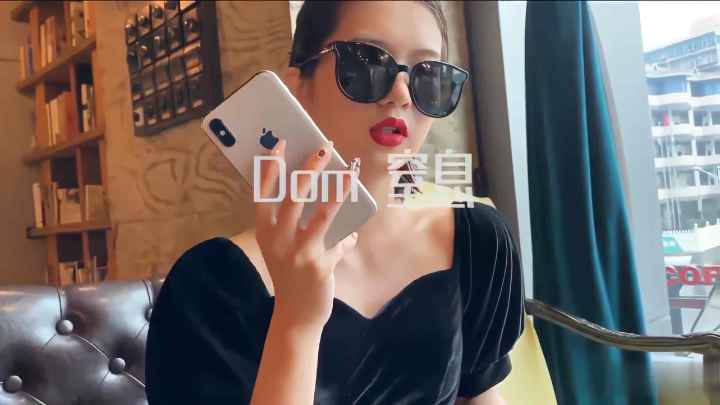 【SM调教-咖啡店老板娘】时尚明星气质，身材超好