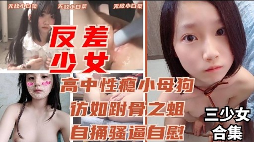 高中性瘾小母狗访如跗骨之蛆自捅骚逼自慰
